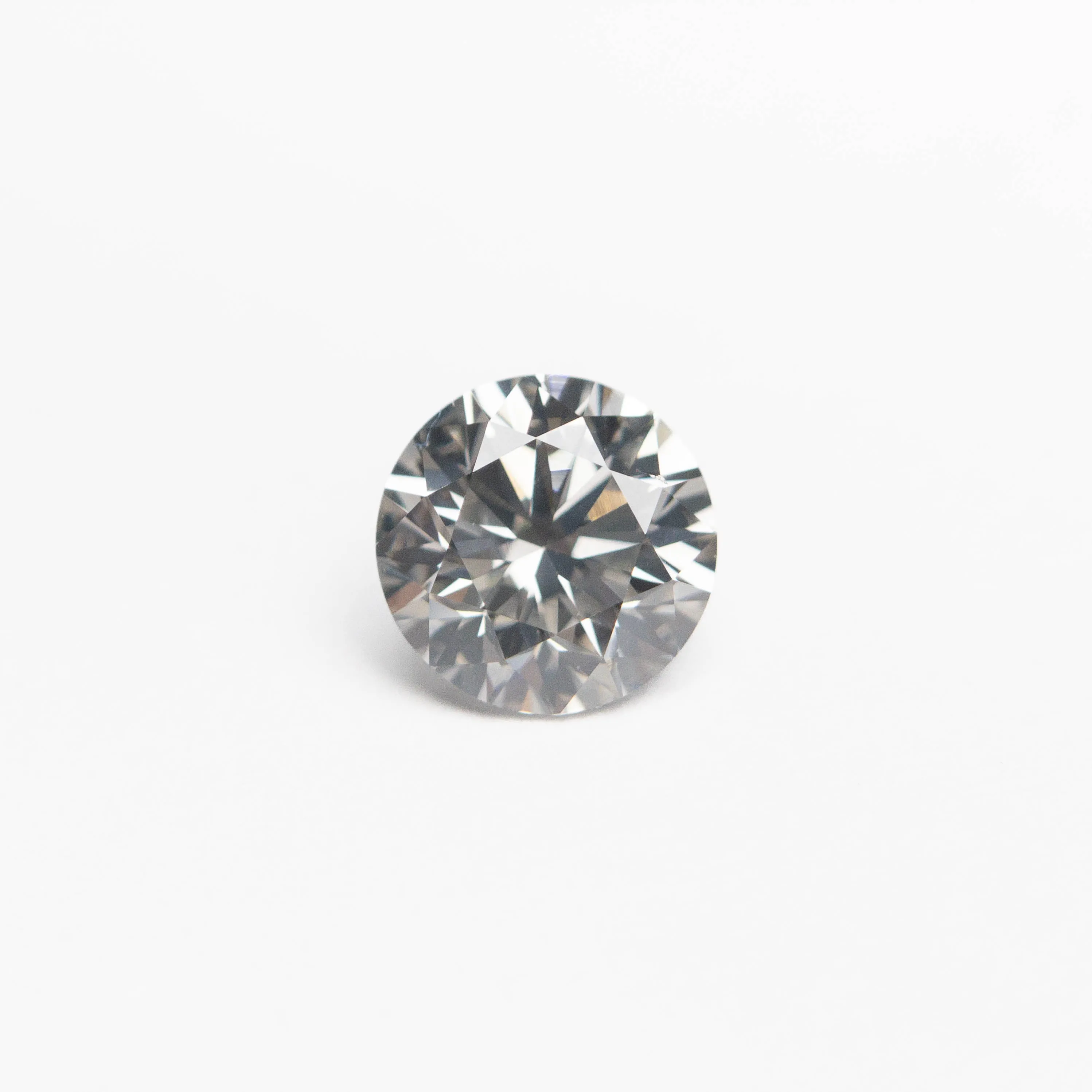 0.54ct 5.15x5.12x3.28mm Fancy Grey Round Brilliant 18968-14