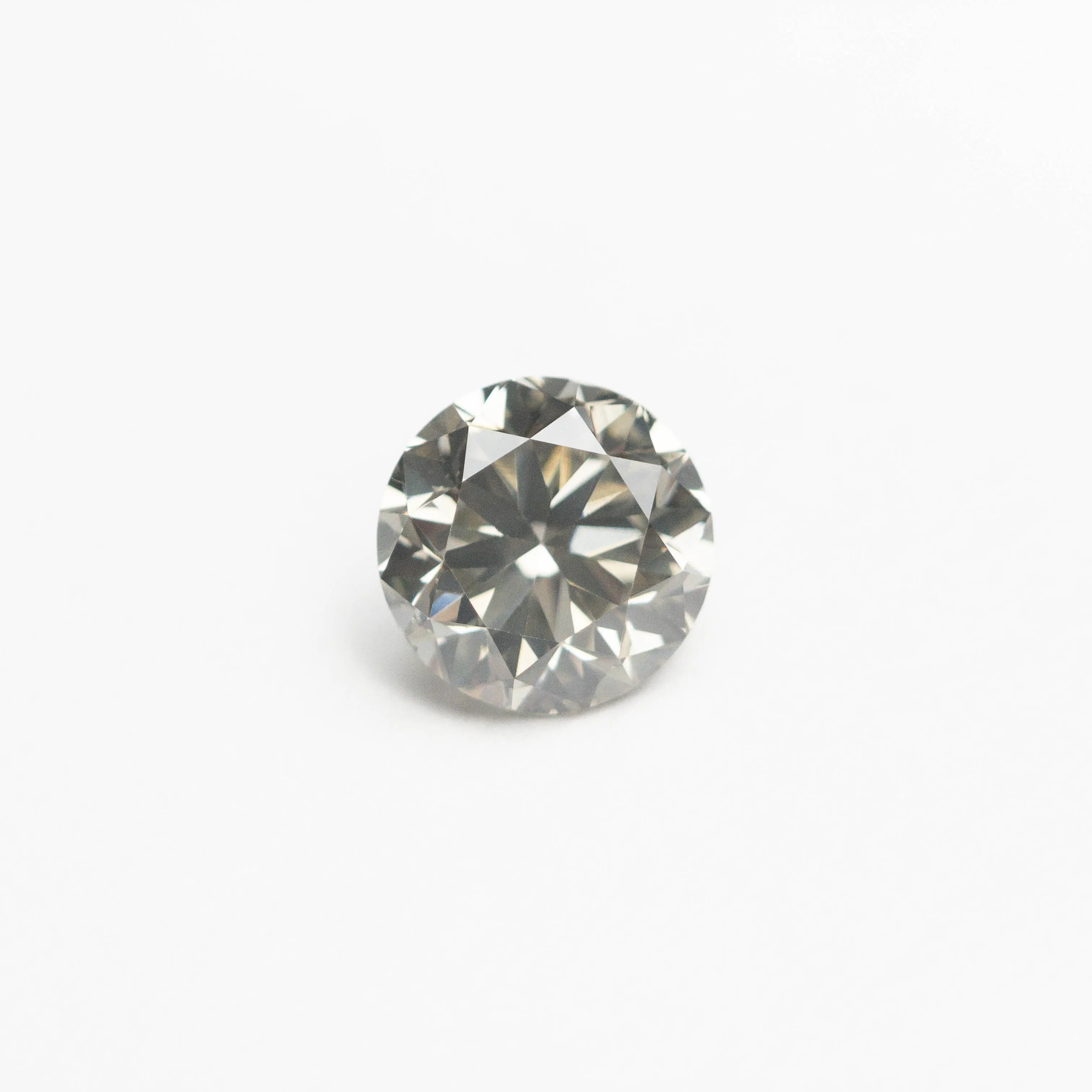 0.60ct 5.14x5.12x3.50mm Fancy Grey Round Brilliant 18968-17