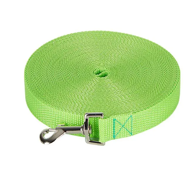 10 m *2 cm Grass green 50m pet dog leash,outdoor tracking leash For Large Dogs AZ219