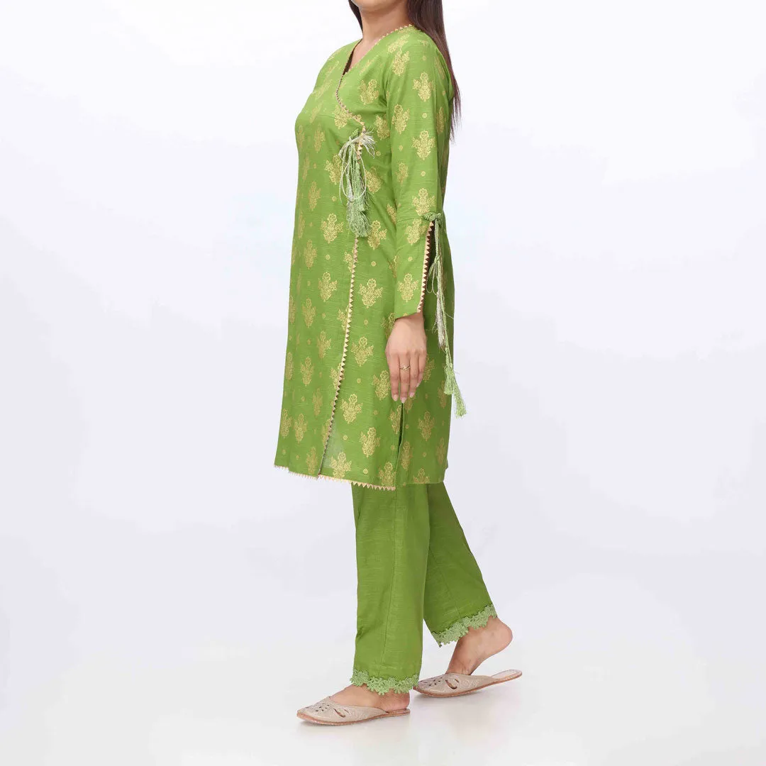 2PC- Printed Khaddar Shirt & Trouser PW3270