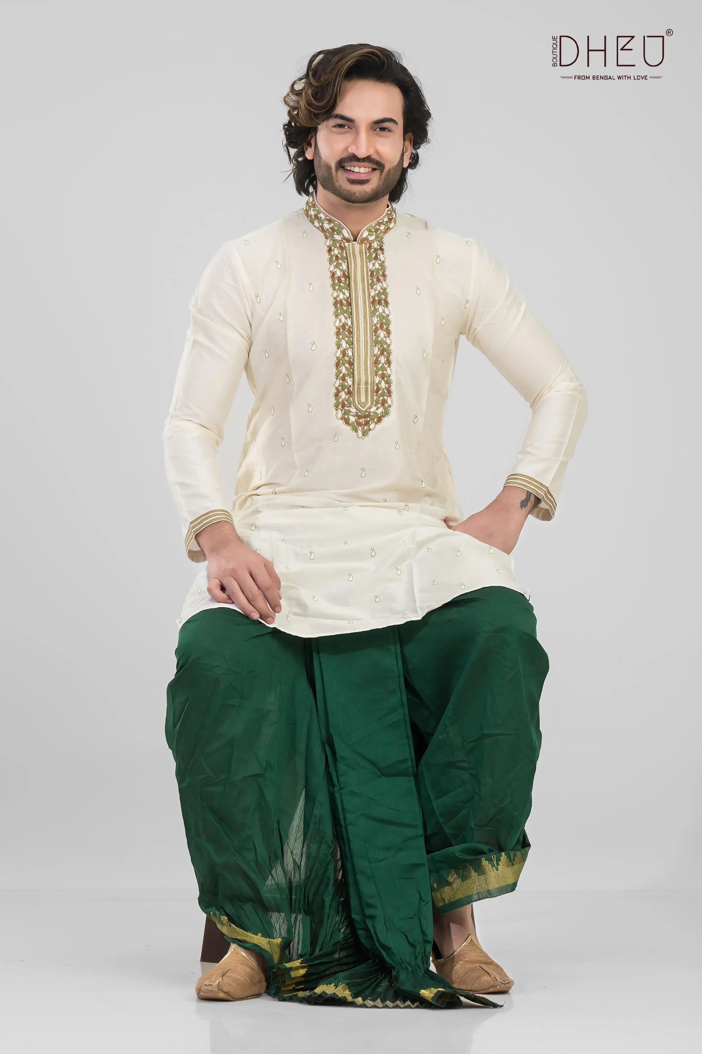 A Suitable Boy- Kurta   Dhoti(Optional)