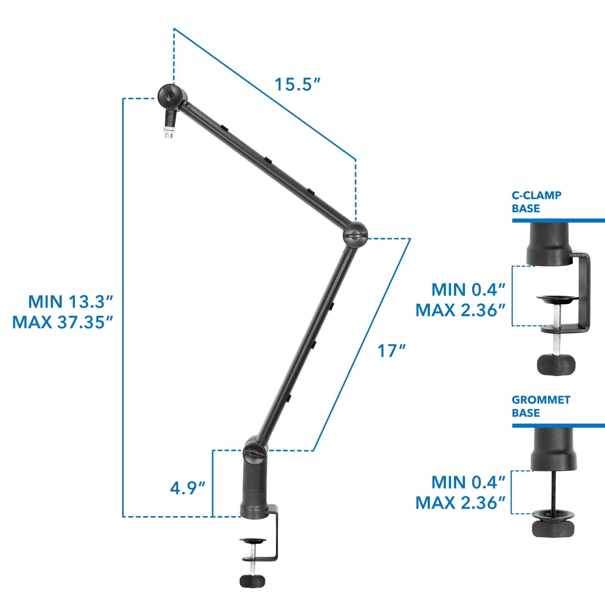 Adjustable Microphone Boom Arm