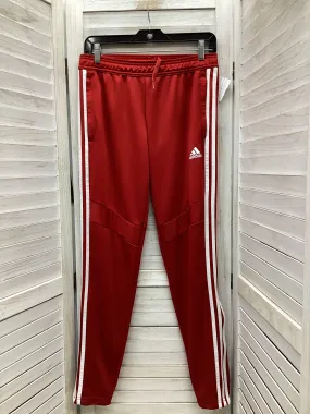 Athletic Pants By Adidas In Red, Size: S