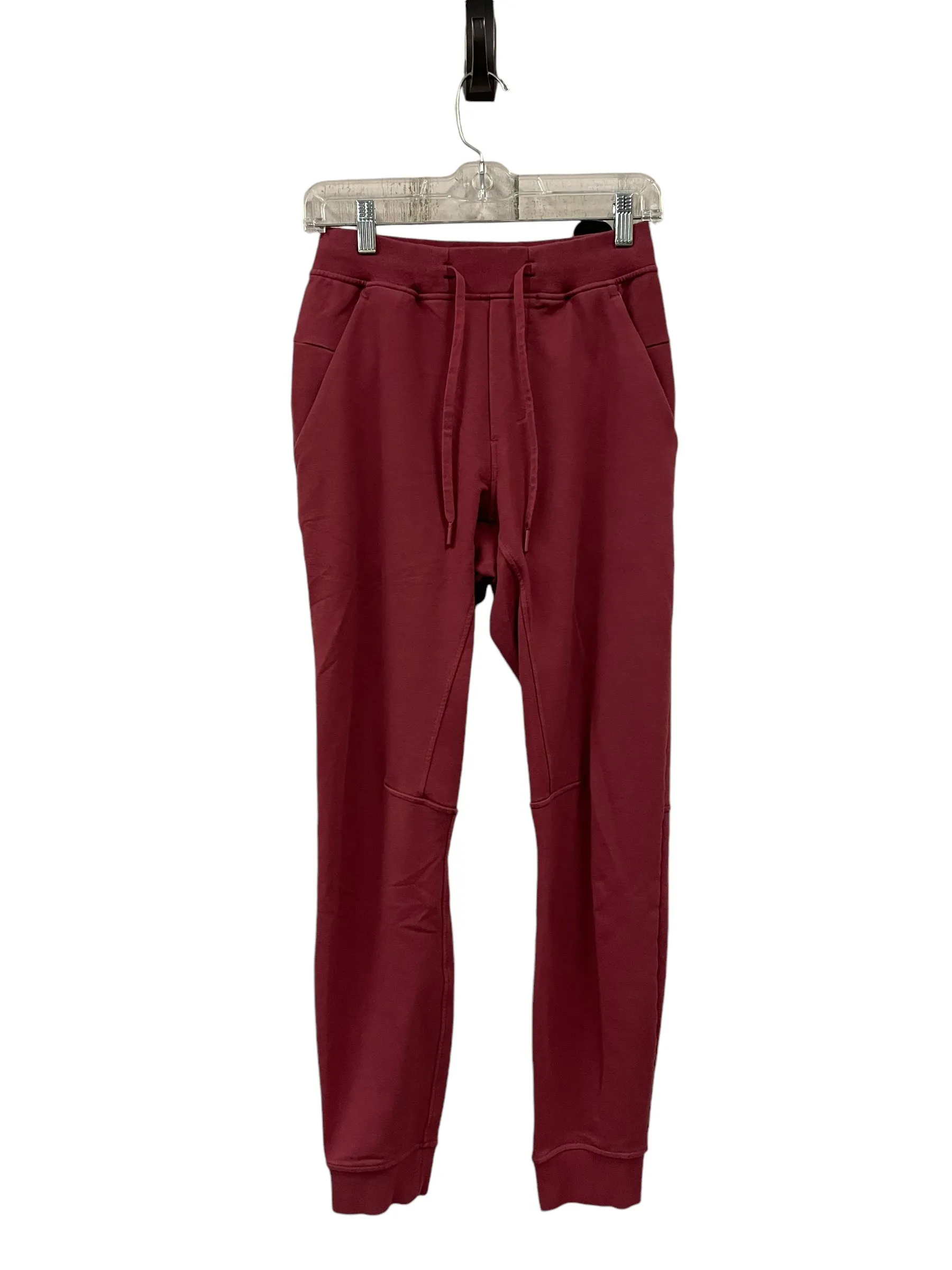 Athletic Pants By Lululemon In Red, Size: Xs