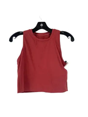 Athletic Tank Top By Clothes Mentor In Red, Size: M