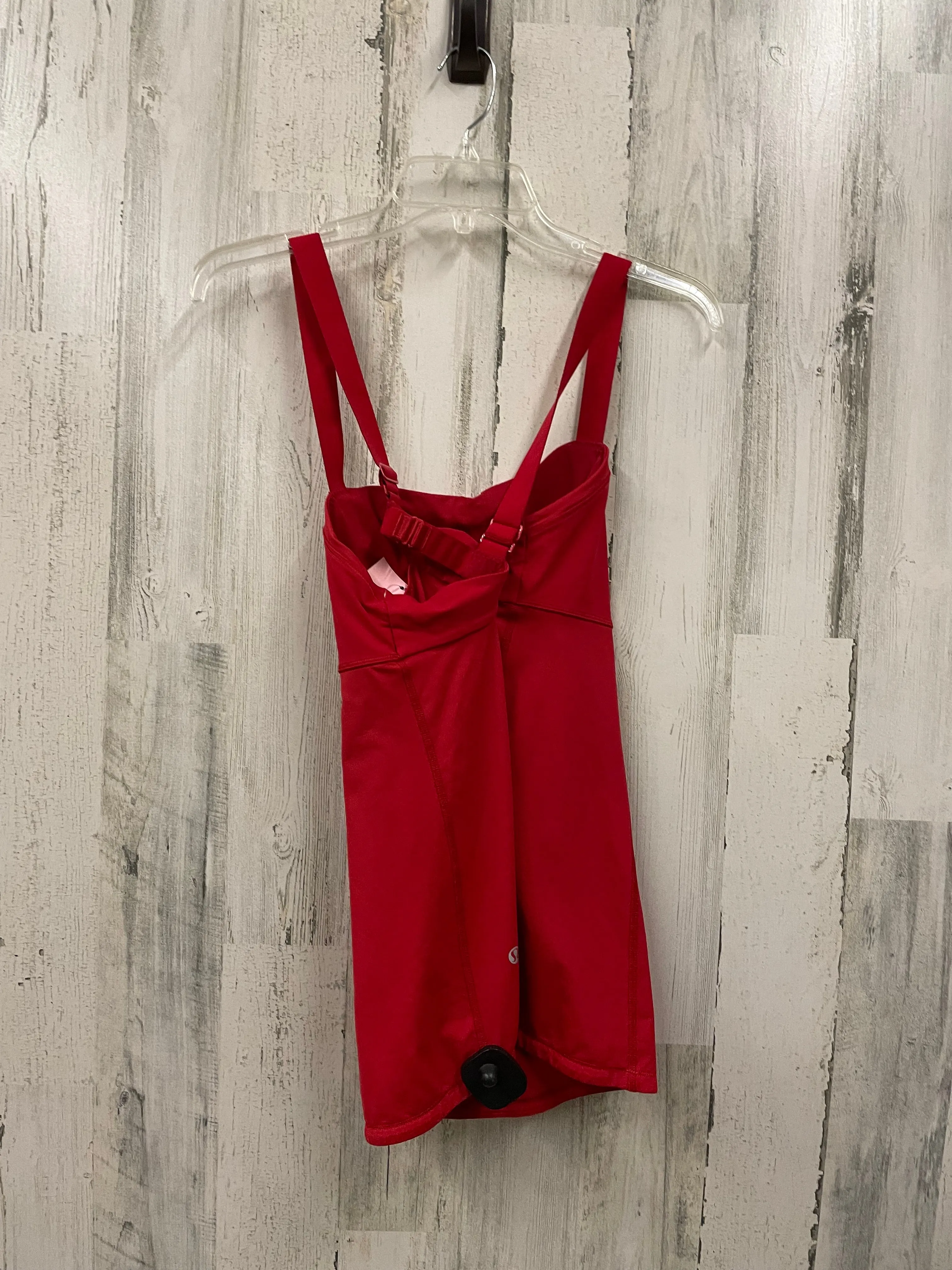 Athletic Tank Top By Lululemon In Red, Size: 8