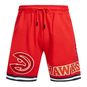 ATLANTA HAWKS CLASSIC CHENILLE MEN'S DK SHORT (RED)