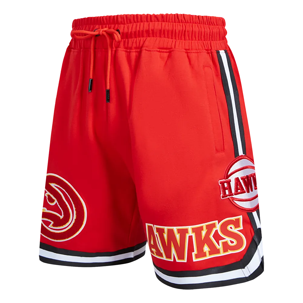 ATLANTA HAWKS CLASSIC CHENILLE MEN'S DK SHORT (RED)