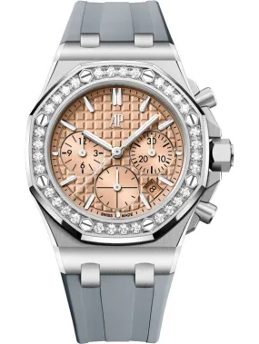 Audemars Piguet Royal Oak Offshore Lady 37mm OFFSHORE SELFWINDING CHRONOGRAPH 26231ST.ZZ.A178CA.01 Salmon Dial Steel