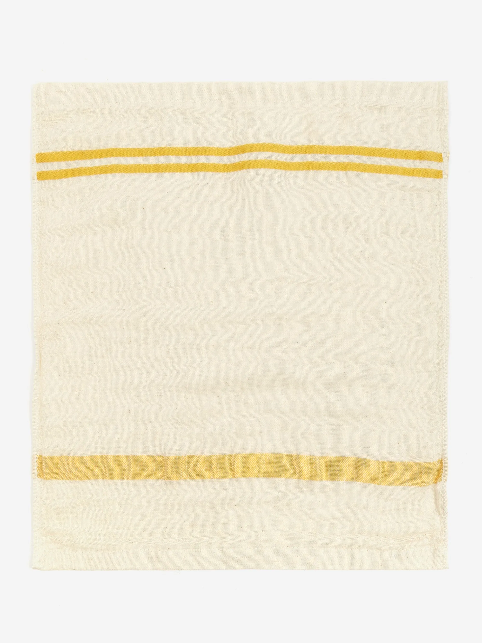 AXCIS Natural Linen Japanese Handtowel - Yellow