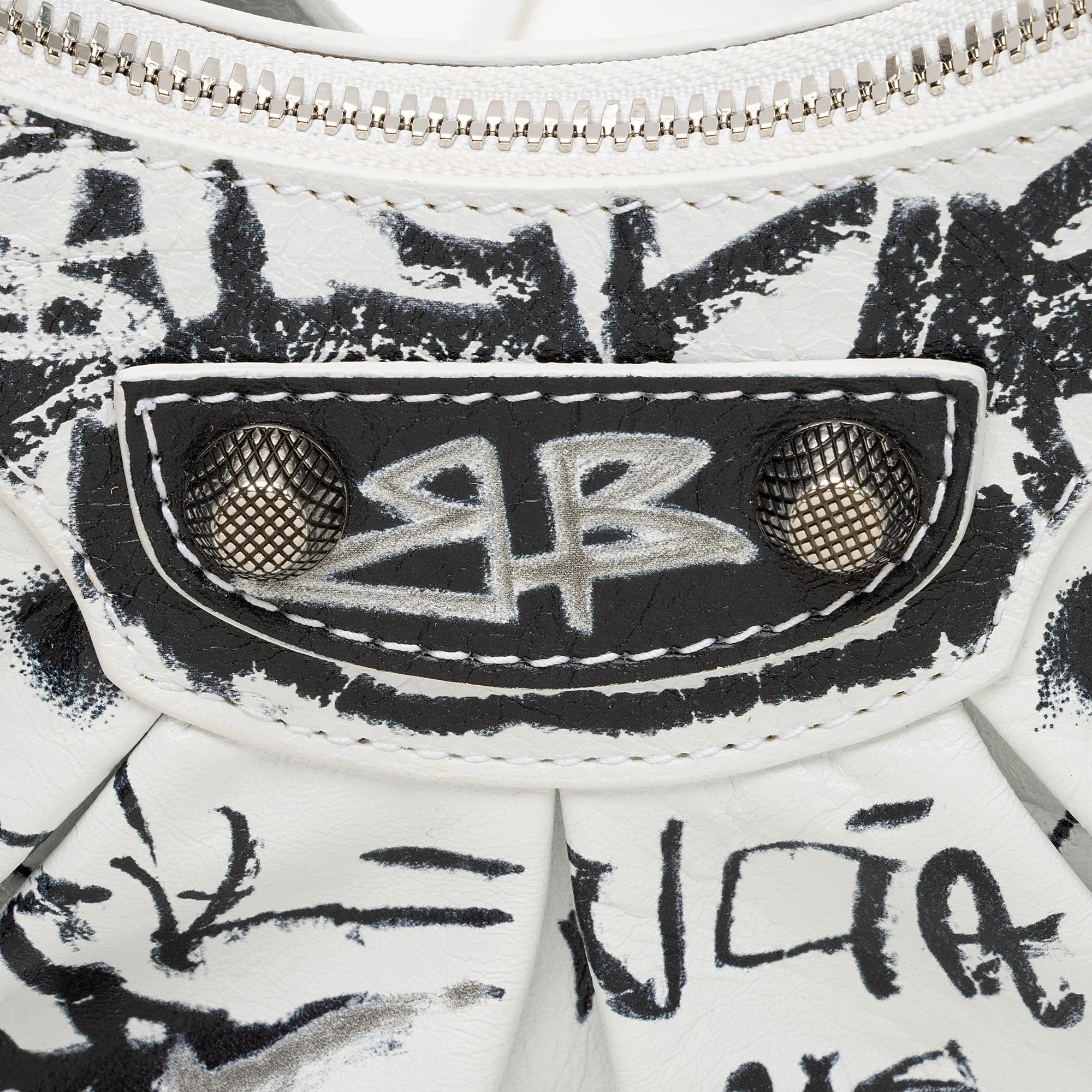 Balenciaga Agneau Graffiti Le Cagole Small Shoulder Bag