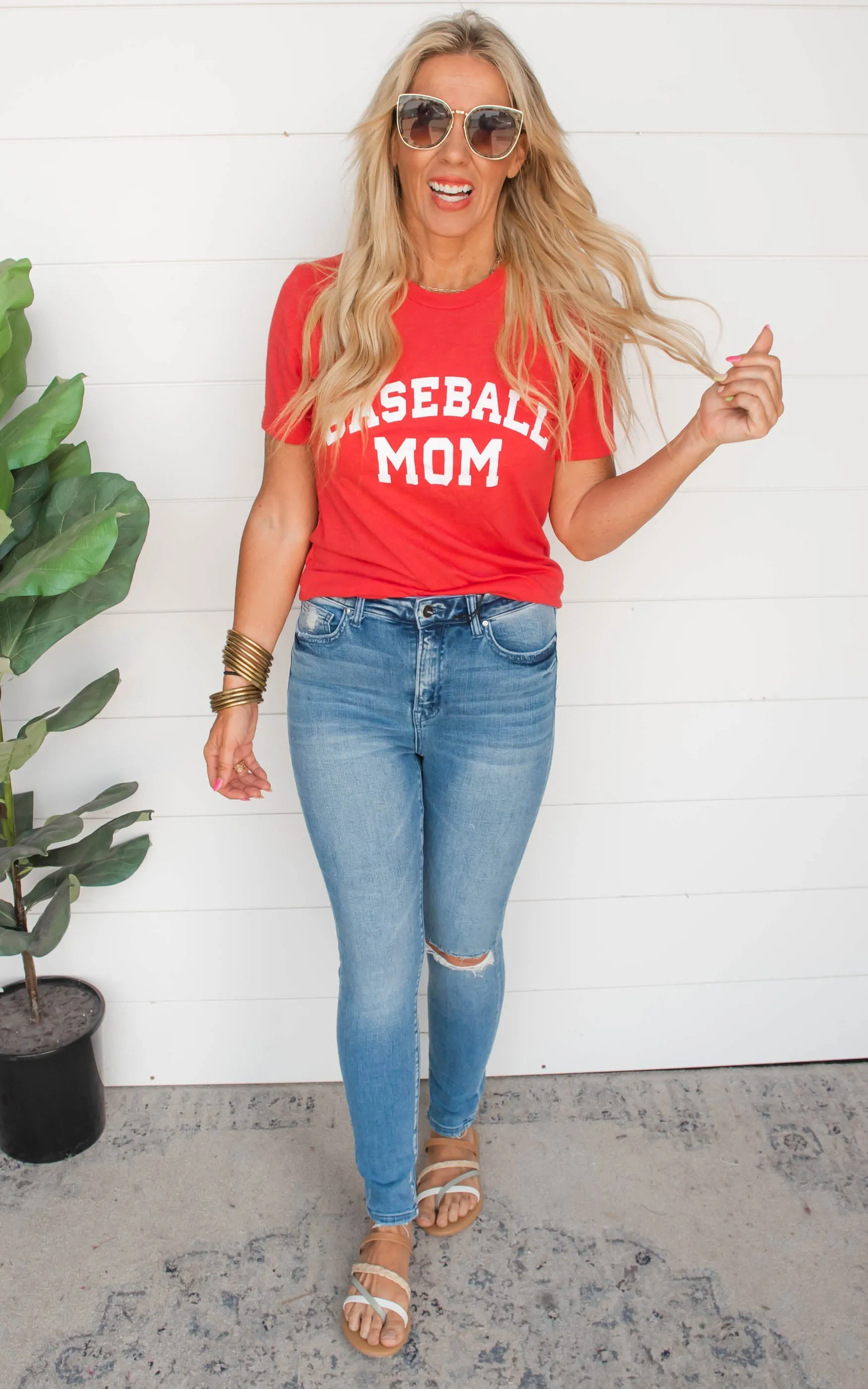 Baseball Mom Graphic Tee** - Final Sale