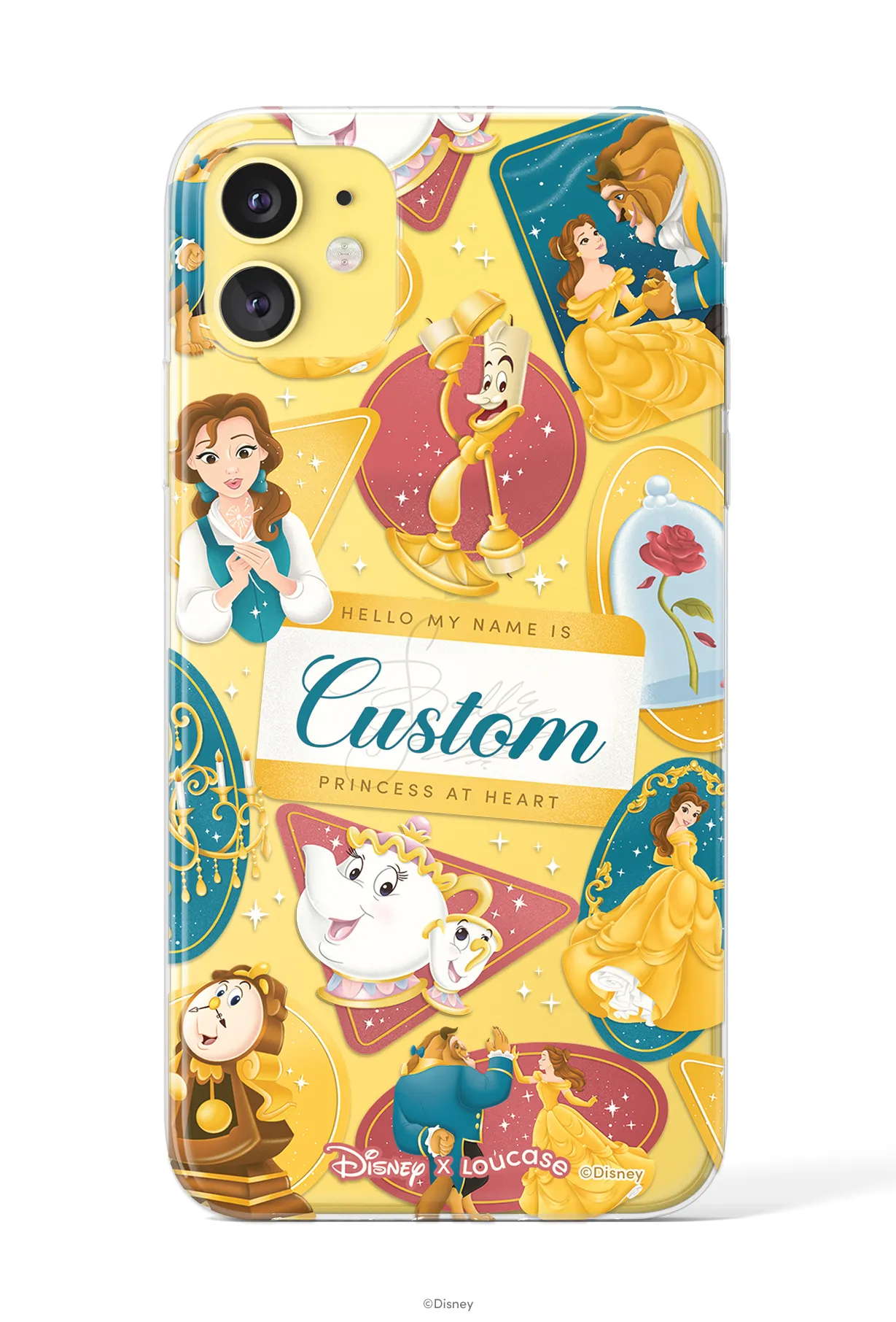 Be Our Guest - KLEARLUX™ Disney x Loucase Beauty & The Beast Collection Phone Case | LOUCASE