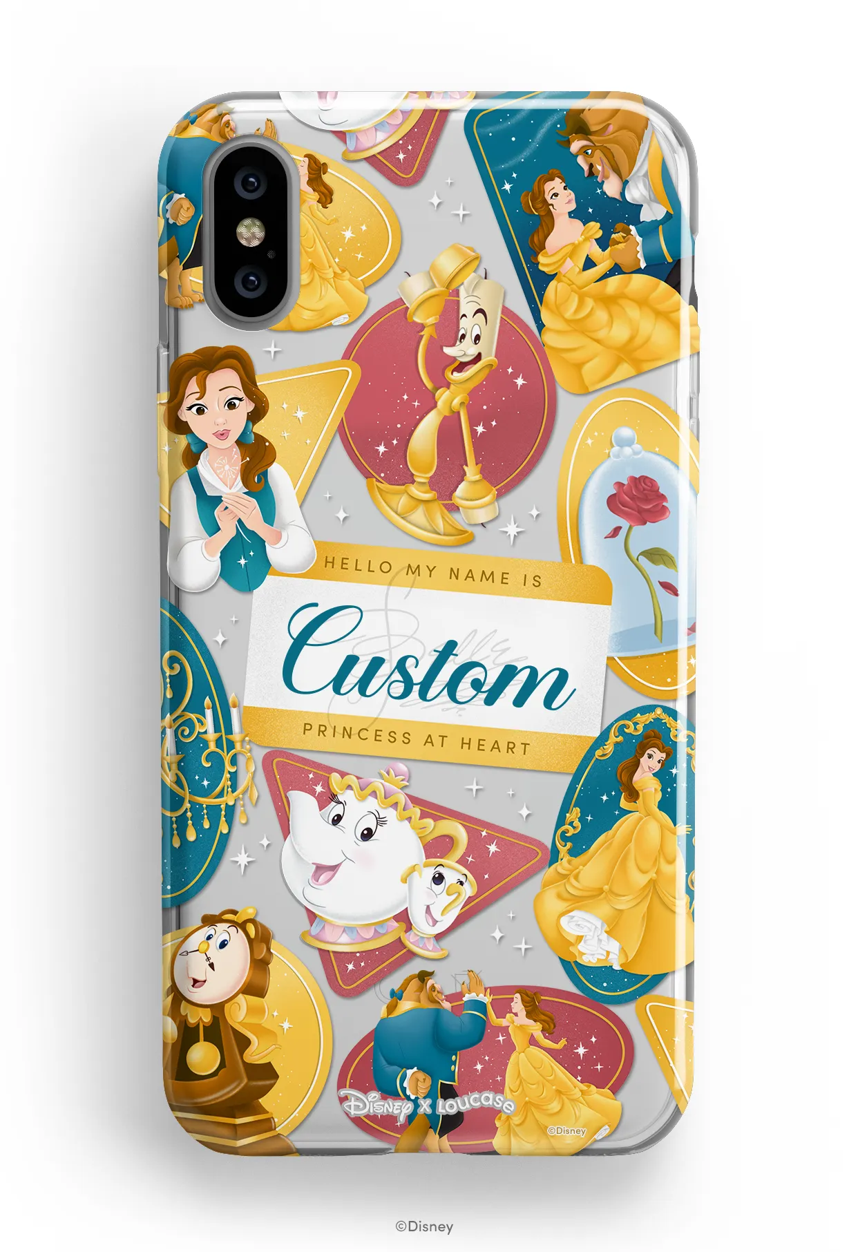 Be Our Guest - KLEARLUX™ Disney x Loucase Beauty & The Beast Collection Phone Case | LOUCASE