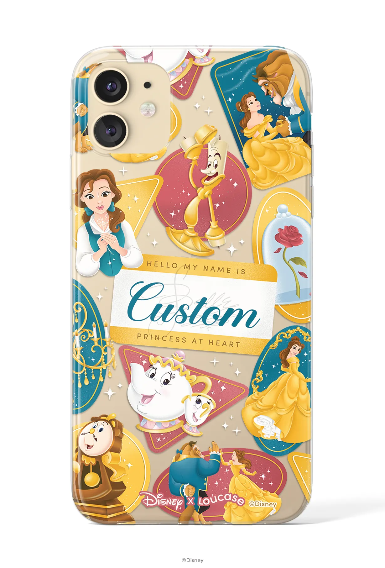 Be Our Guest - KLEARLUX™ Disney x Loucase Beauty & The Beast Collection Phone Case | LOUCASE