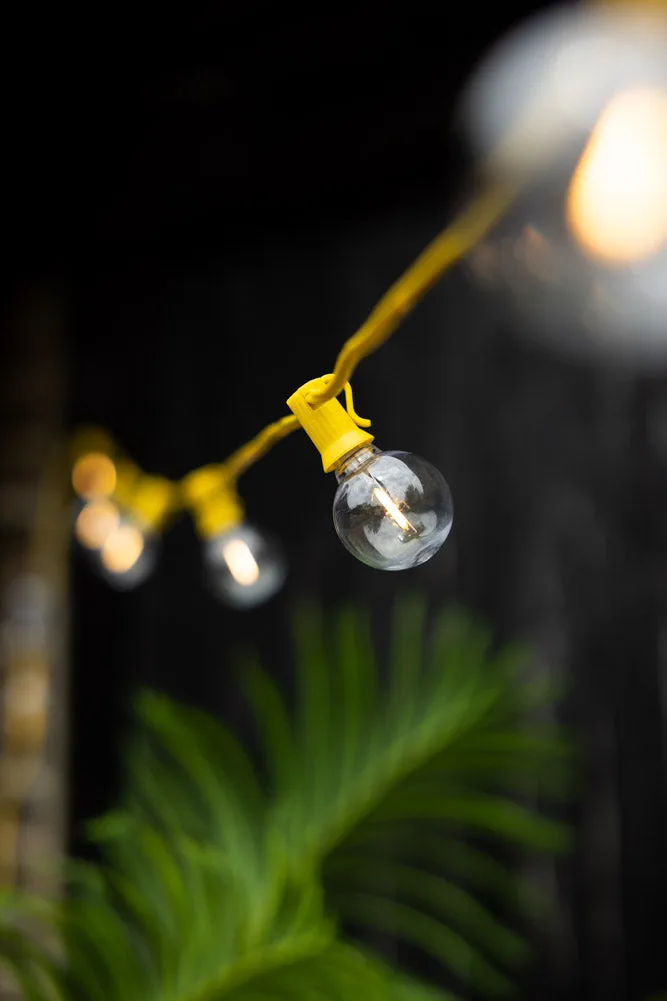 Beautiful Yellow Festoon Lights - Suitable For Outdoors