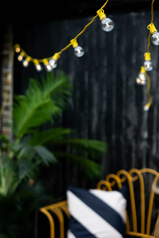 Beautiful Yellow Festoon Lights - Suitable For Outdoors