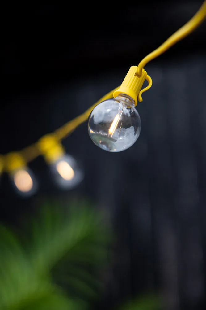 Beautiful Yellow Festoon Lights - Suitable For Outdoors