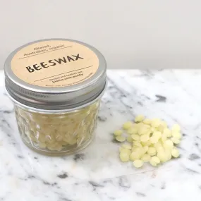 Beeswax Pellets in Glass Jar 50g