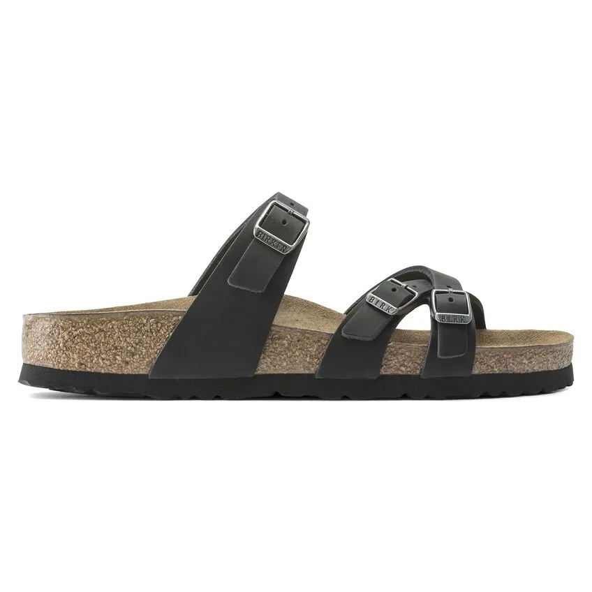 Birkenstock Franca 1021112 Oiled Leather Black