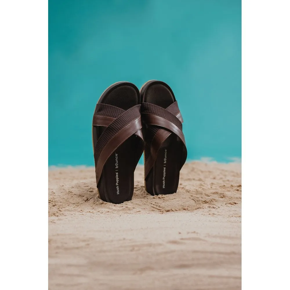 Brown Merritt Slide Sandals