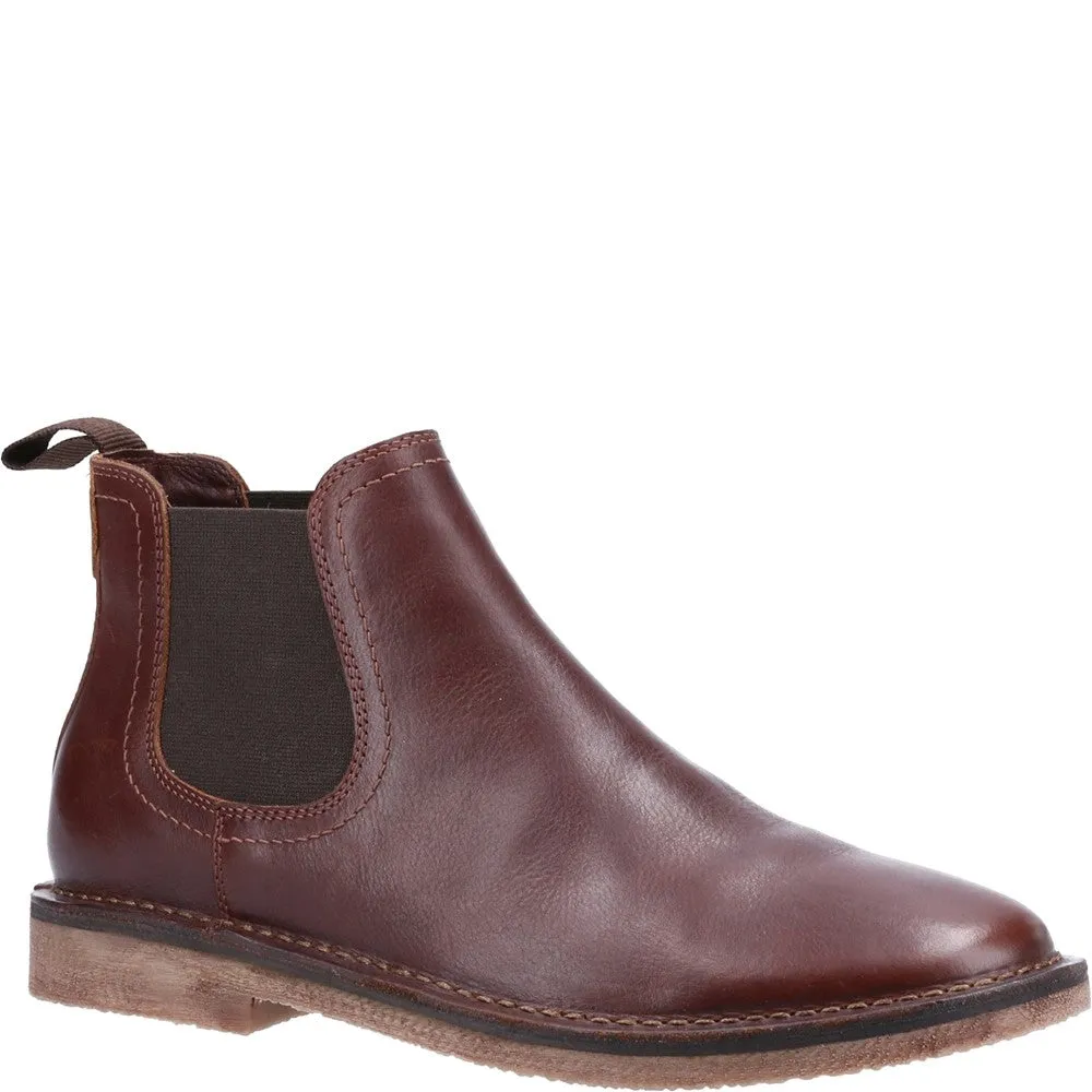 Brown Shaun Leather Chelsea Boots