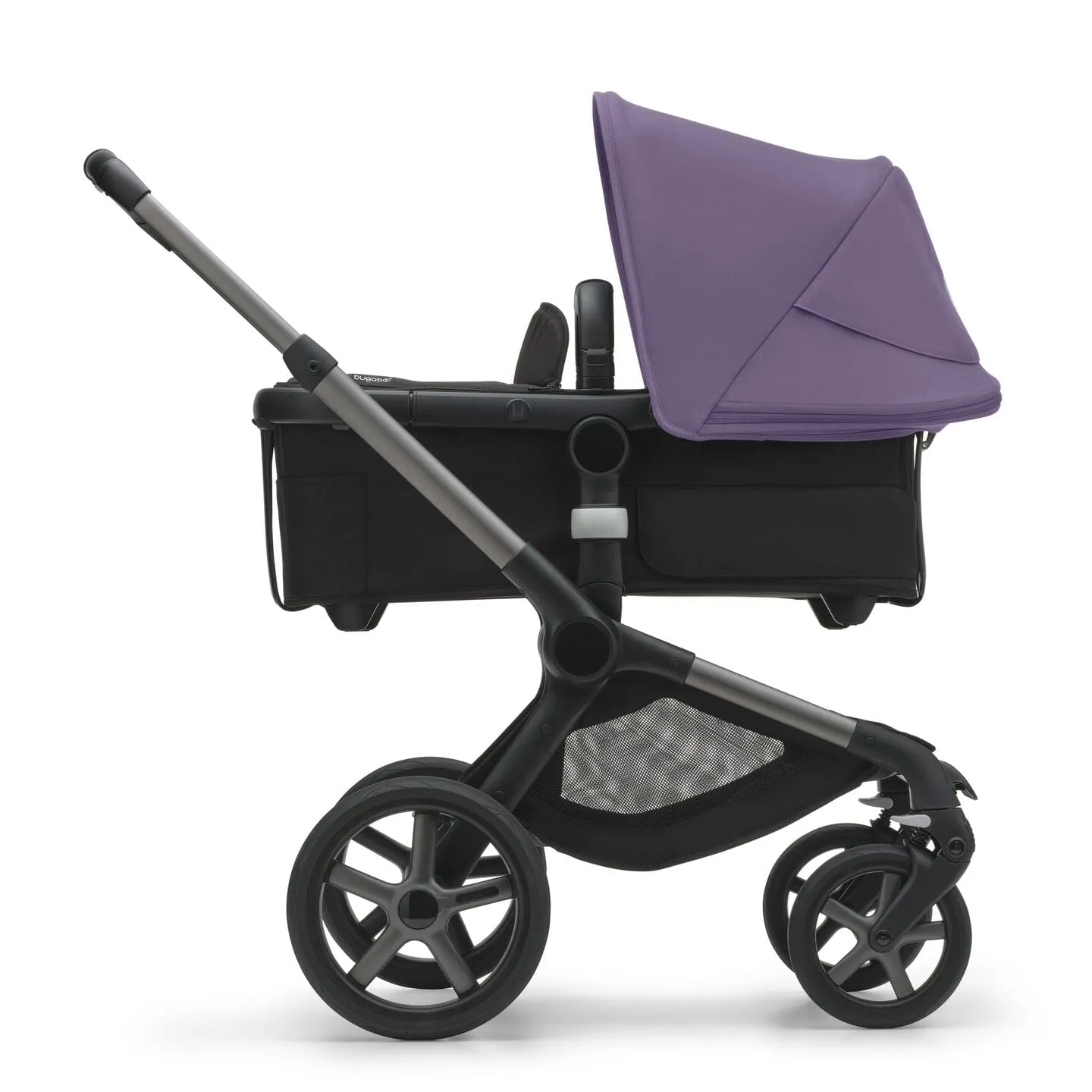 Bugaboo Fox 5, Cabriofix i-Size and Base Travel System - Graphite/Midnight Black/Astro Purple