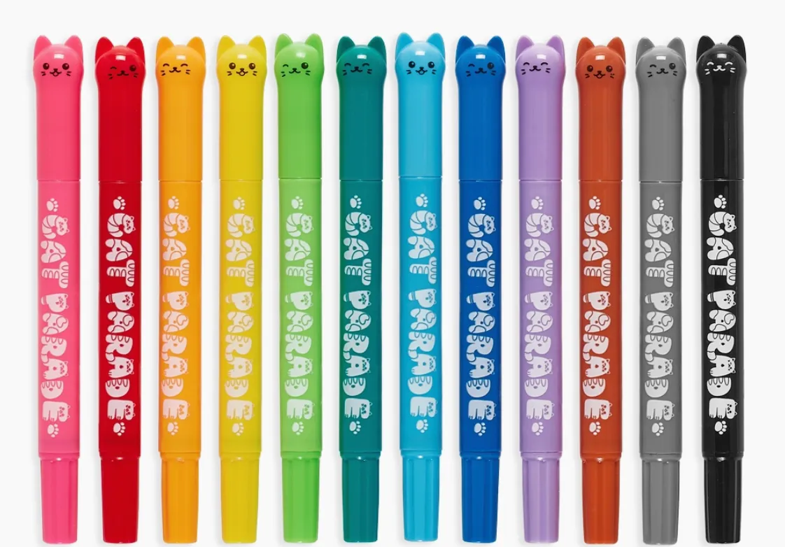 Cat Parade Gel Crayons - Set of 12