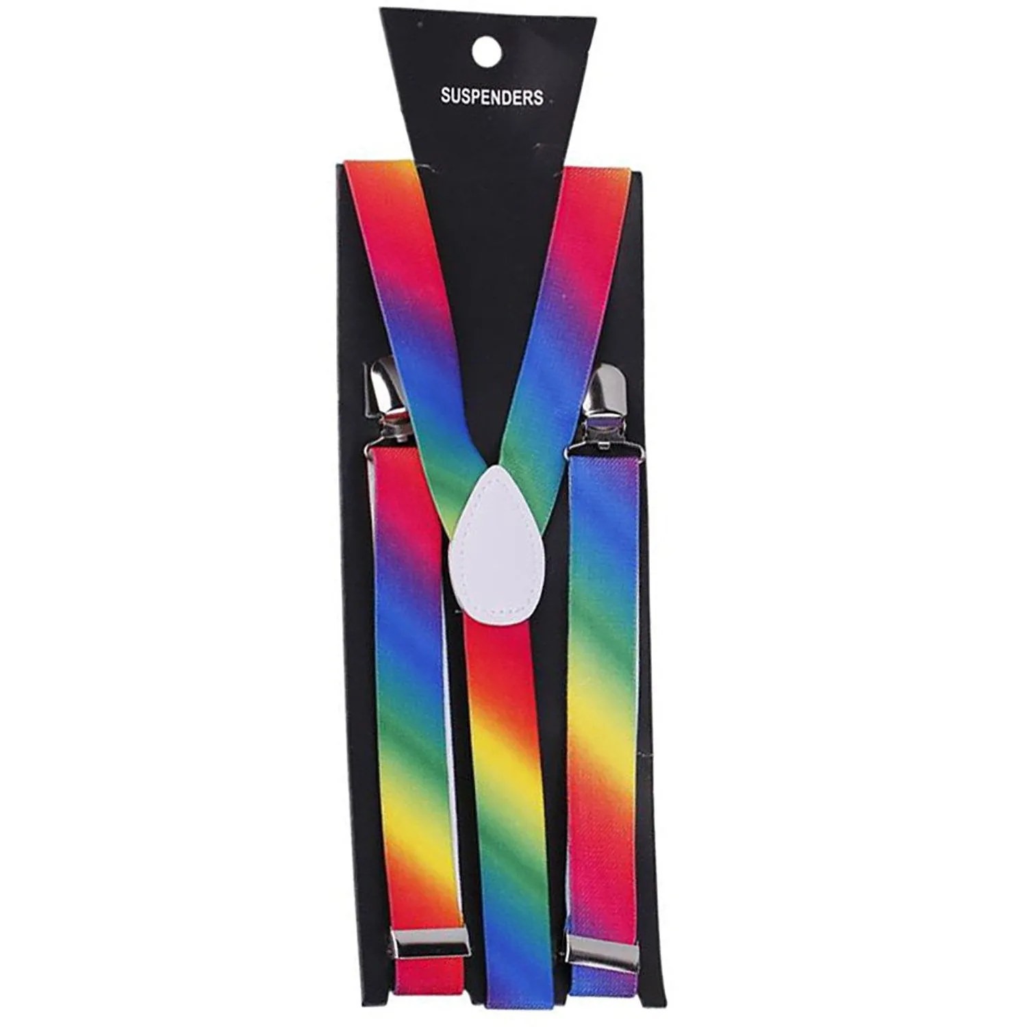 Colorful Rainbow Pride Adjustable Fashion Suspenders