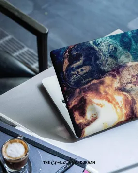 Colourful Rocks Marble Laptop Skin With Printed Design