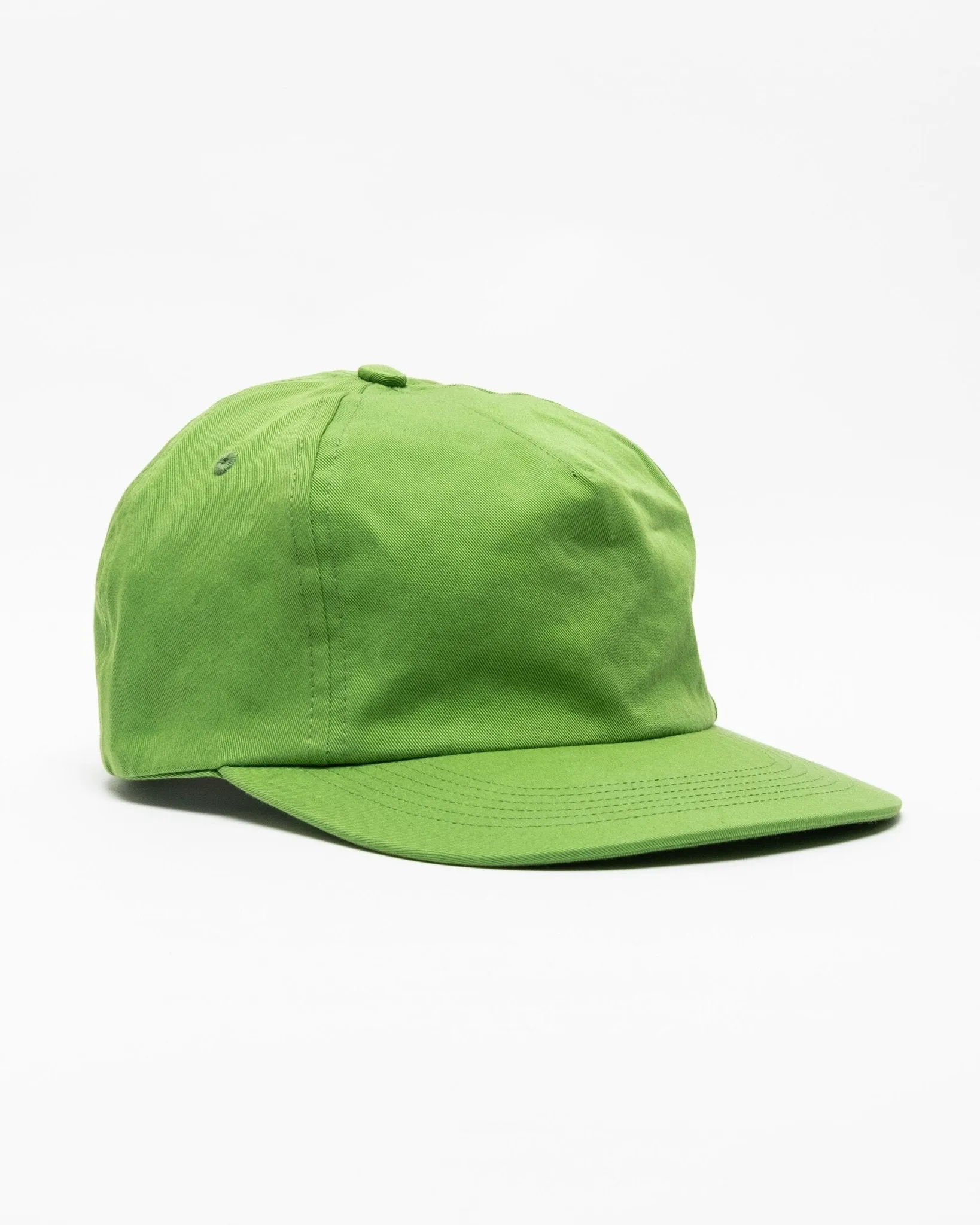 Cotton Twill Cap Bright Green