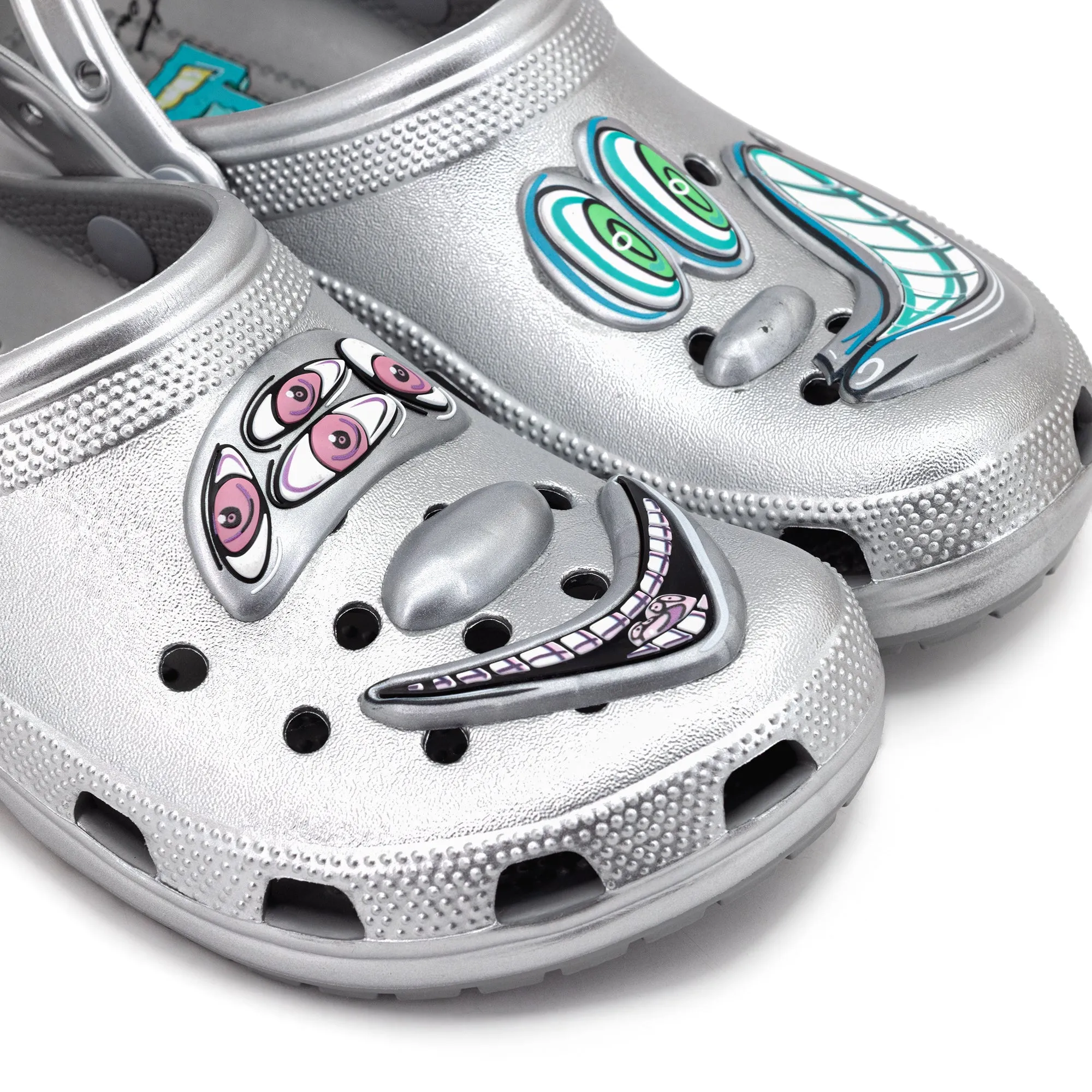 Crocs Kenny Scharf Classic Clog Silver 209487-040