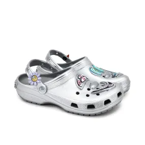 Crocs Kenny Scharf Classic Clog Silver 209487-040