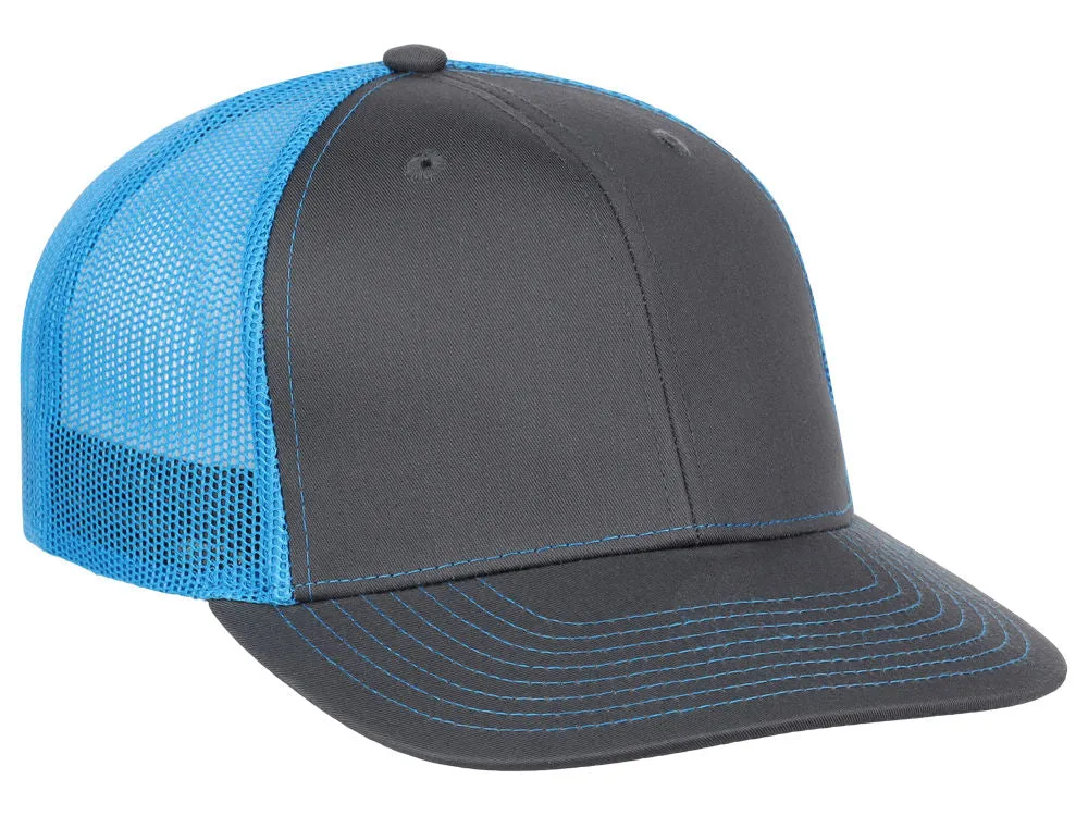 Crowns By Lids Slam Dunk Trucker Cap - Charcoal/Blue