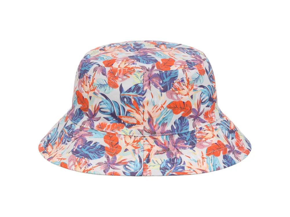 Crowns By Lids Tropical Bucket Hat - Ivory/Blue/Orange