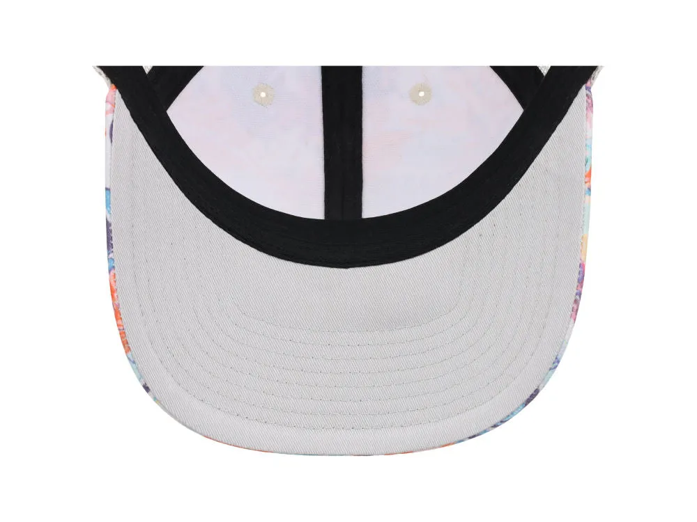 Crowns By Lids Tropical Trucker Cap - Ivory/Blue/Orange