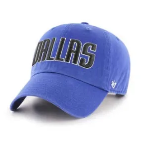 DALLAS MAVERICKS 47 BRAND ROYAL BLUE DALLAS ADJUSTABLE CAP