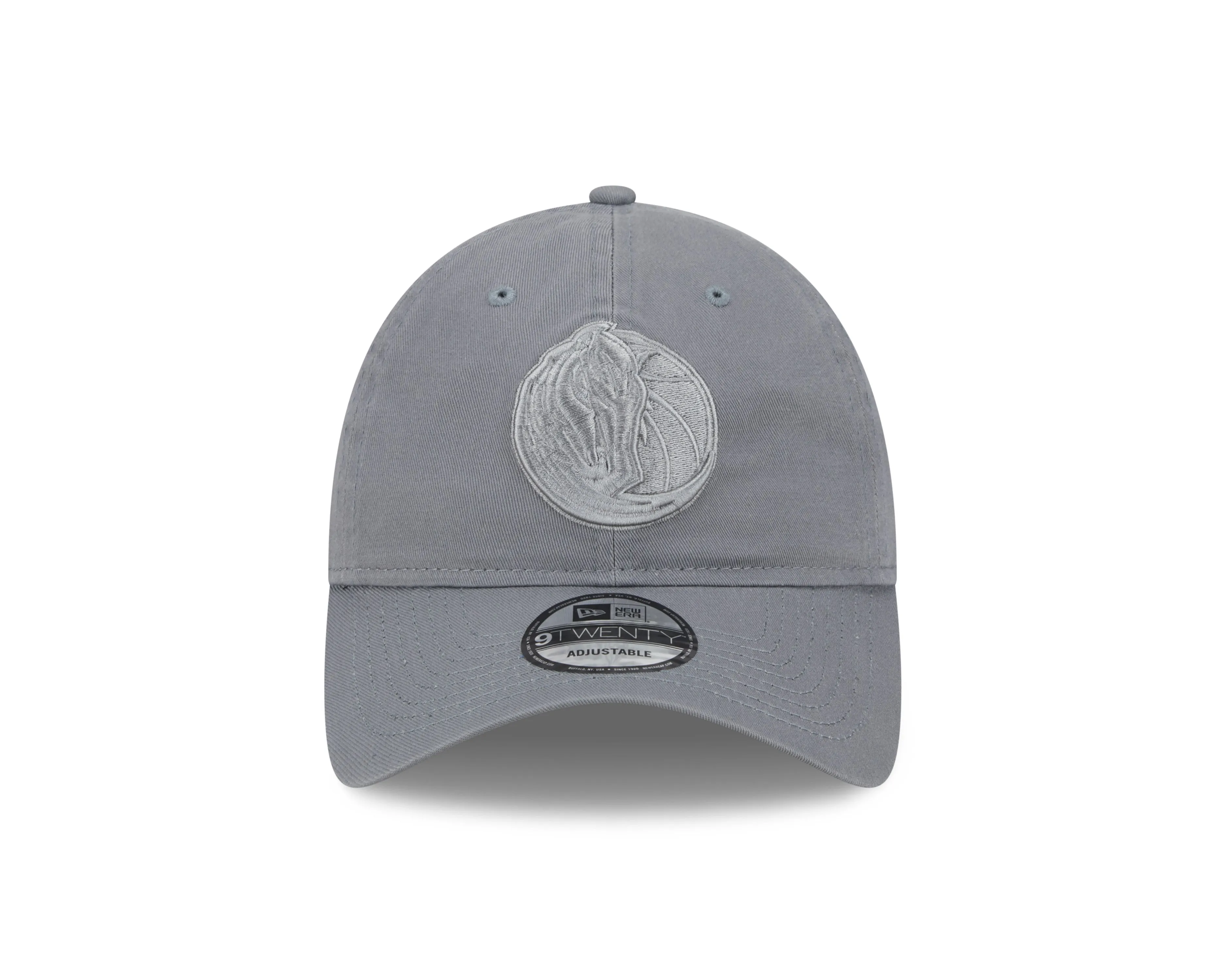 DALLAS MAVERICKS NEW ERA GREY HORSEHEAD ADJUSTABLE CAP