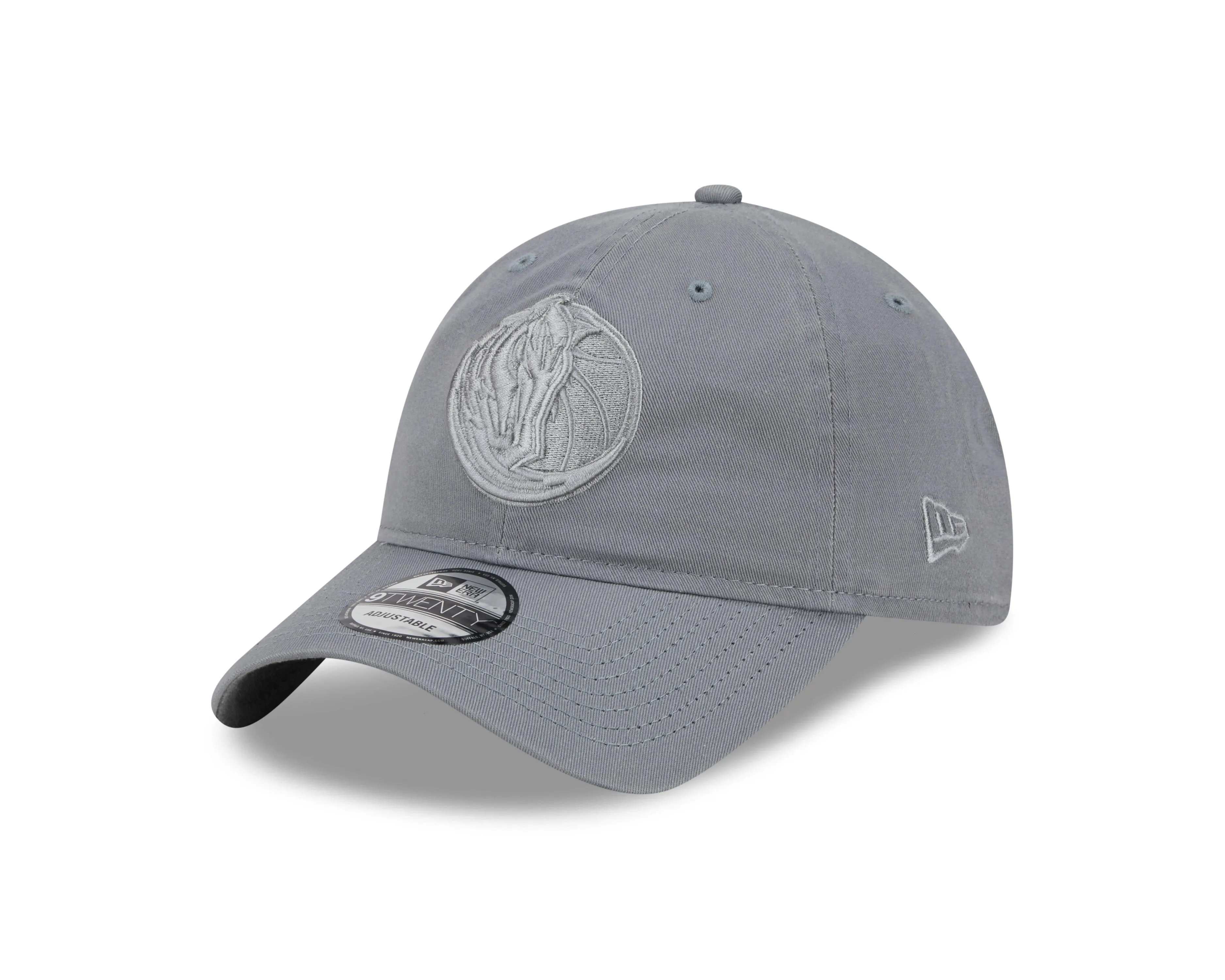 DALLAS MAVERICKS NEW ERA GREY HORSEHEAD ADJUSTABLE CAP