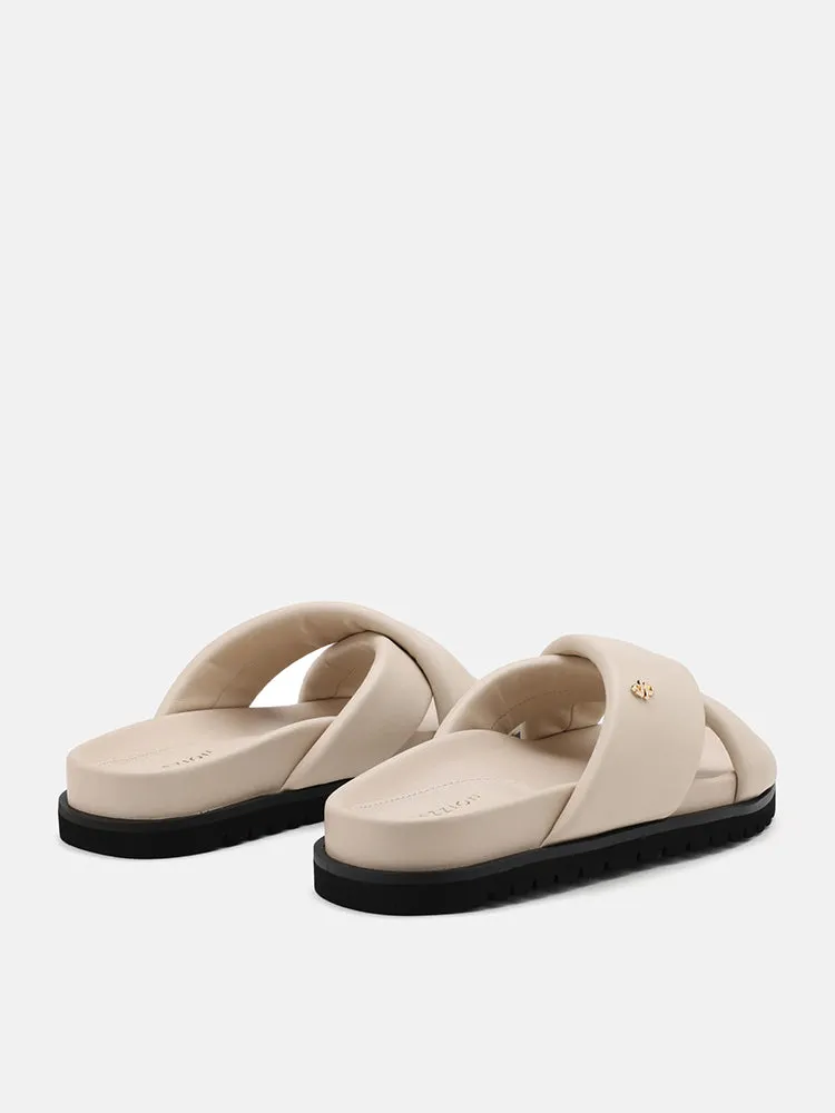 Della Slip On Slide Sandals