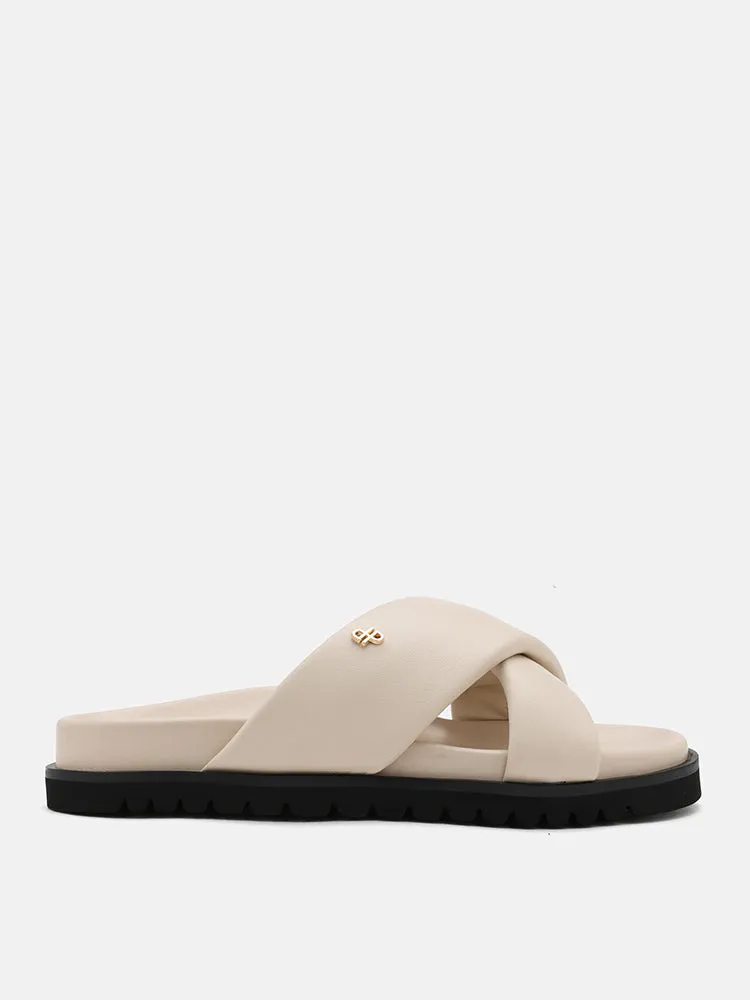 Della Slip On Slide Sandals