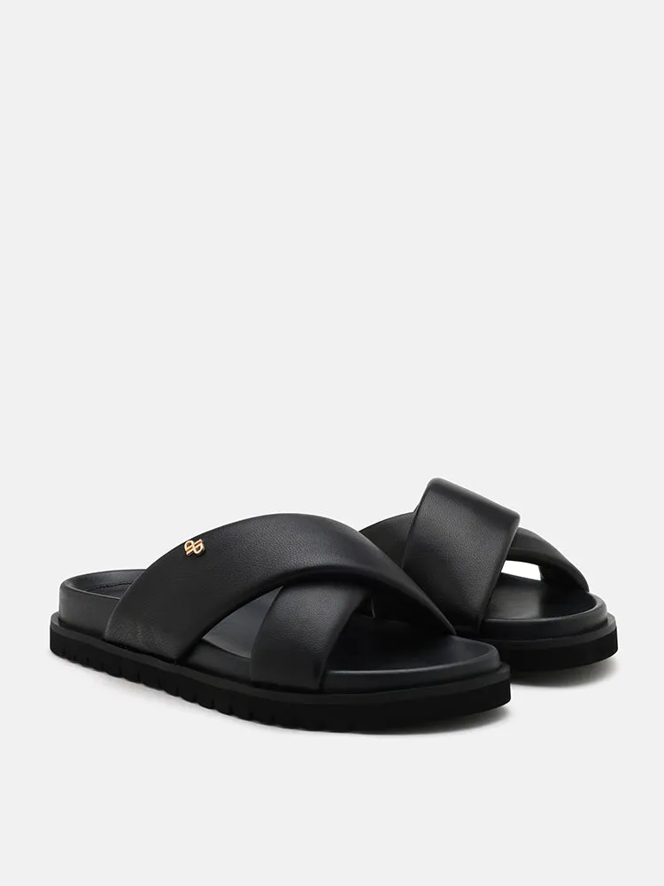 Della Slip On Slide Sandals