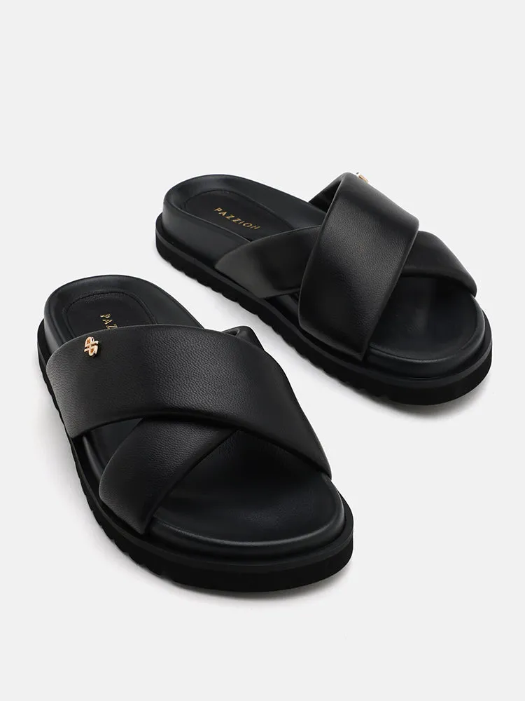 Della Slip On Slide Sandals