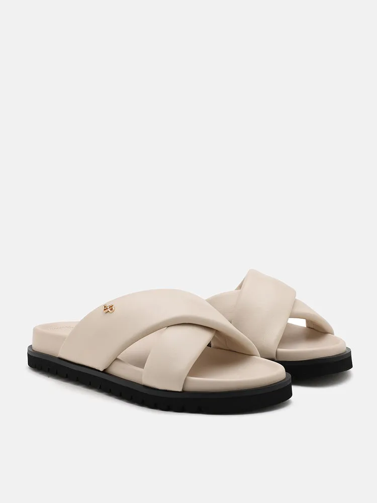 Della Slip On Slide Sandals