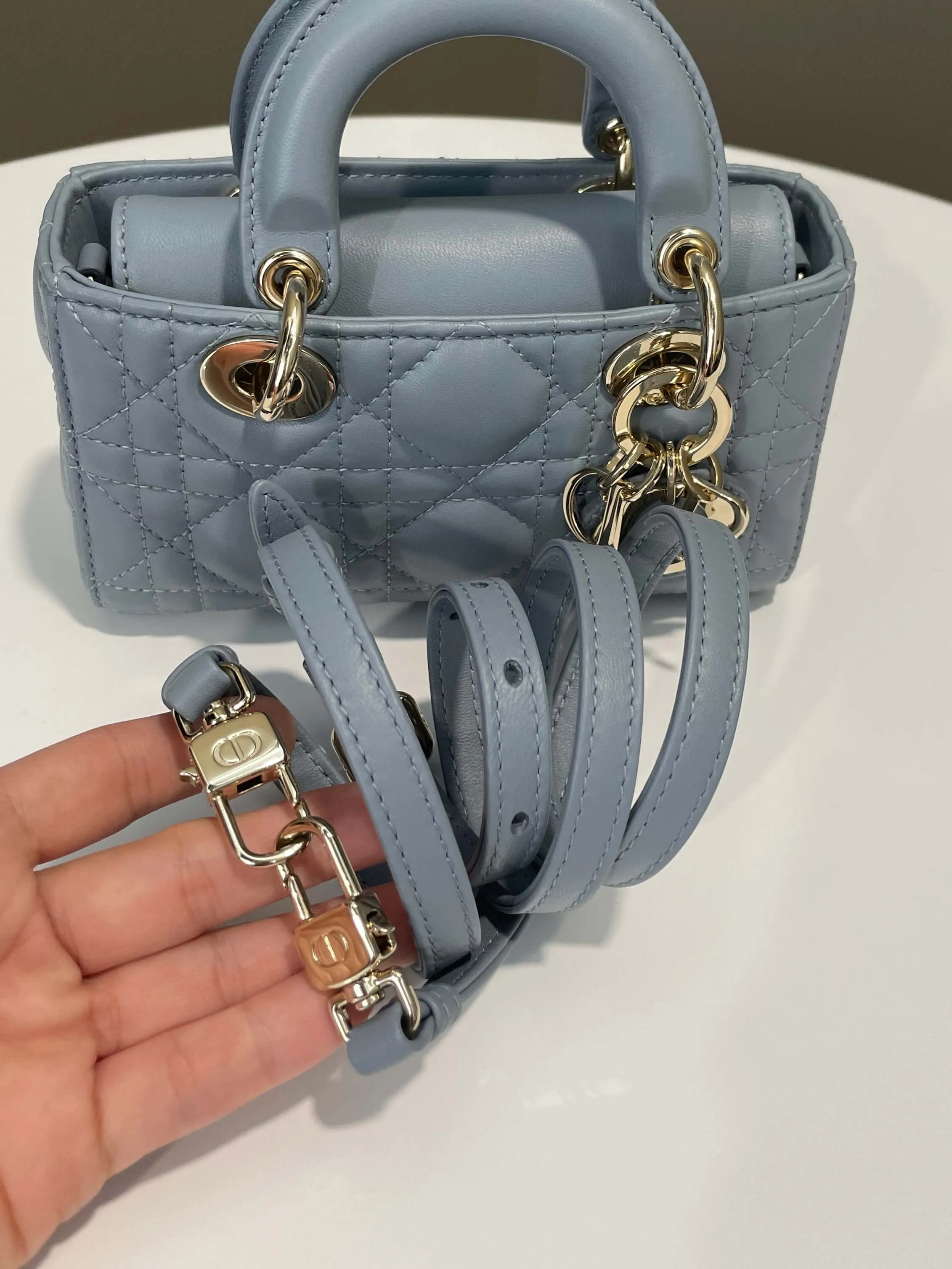 Dior Micro Lady D-Joy Bag Cloud Blue