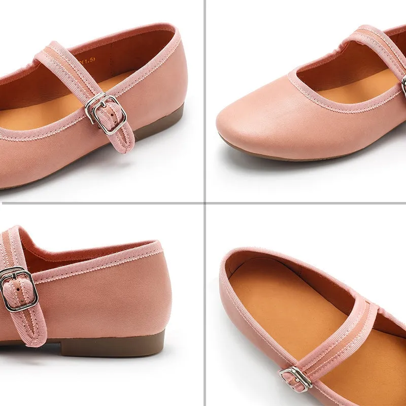 Dwarves Handmade Leather Womens Michaela Mary Jane Flats in 9 Colors