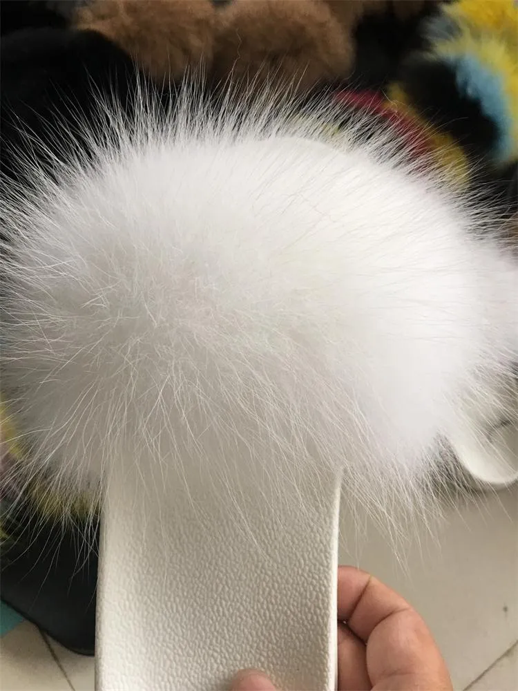 Fluffy Sliders Comfort Fur Furry Slippers