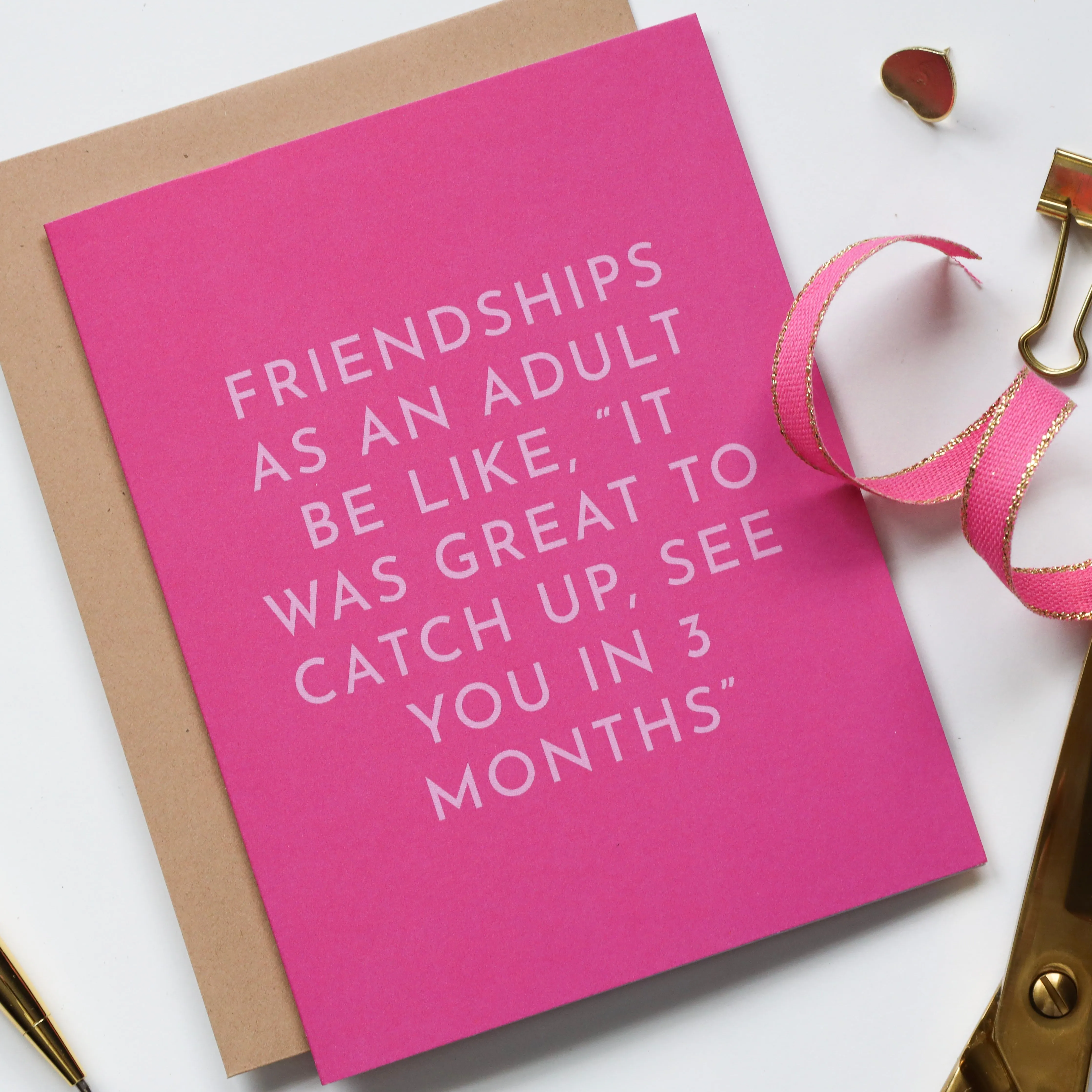 Friendship Adult Card