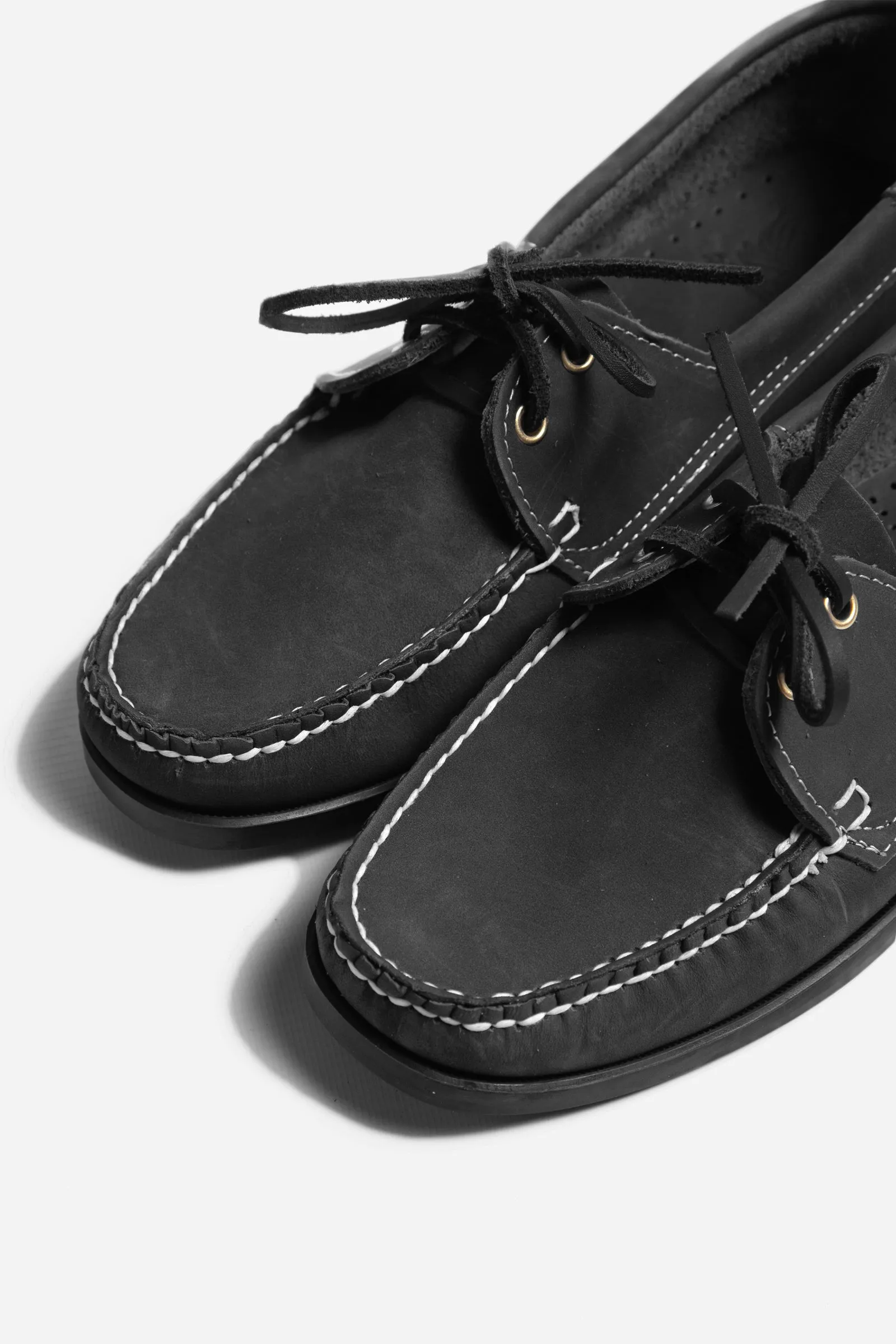 Goodcamp - Deck Loafer Shoes - Black