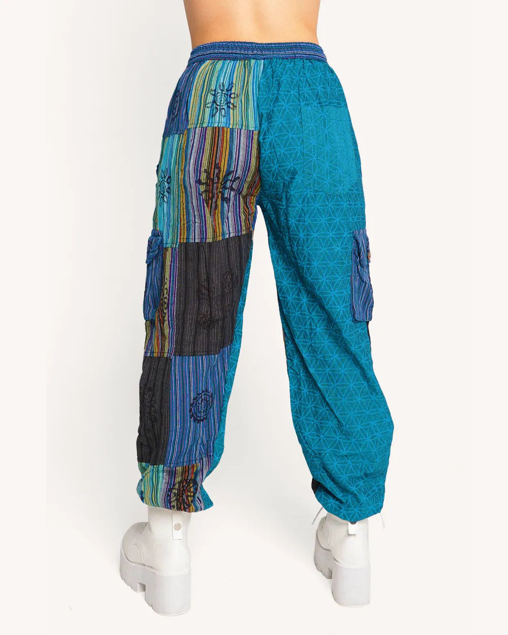 Island Blue Harem Pants